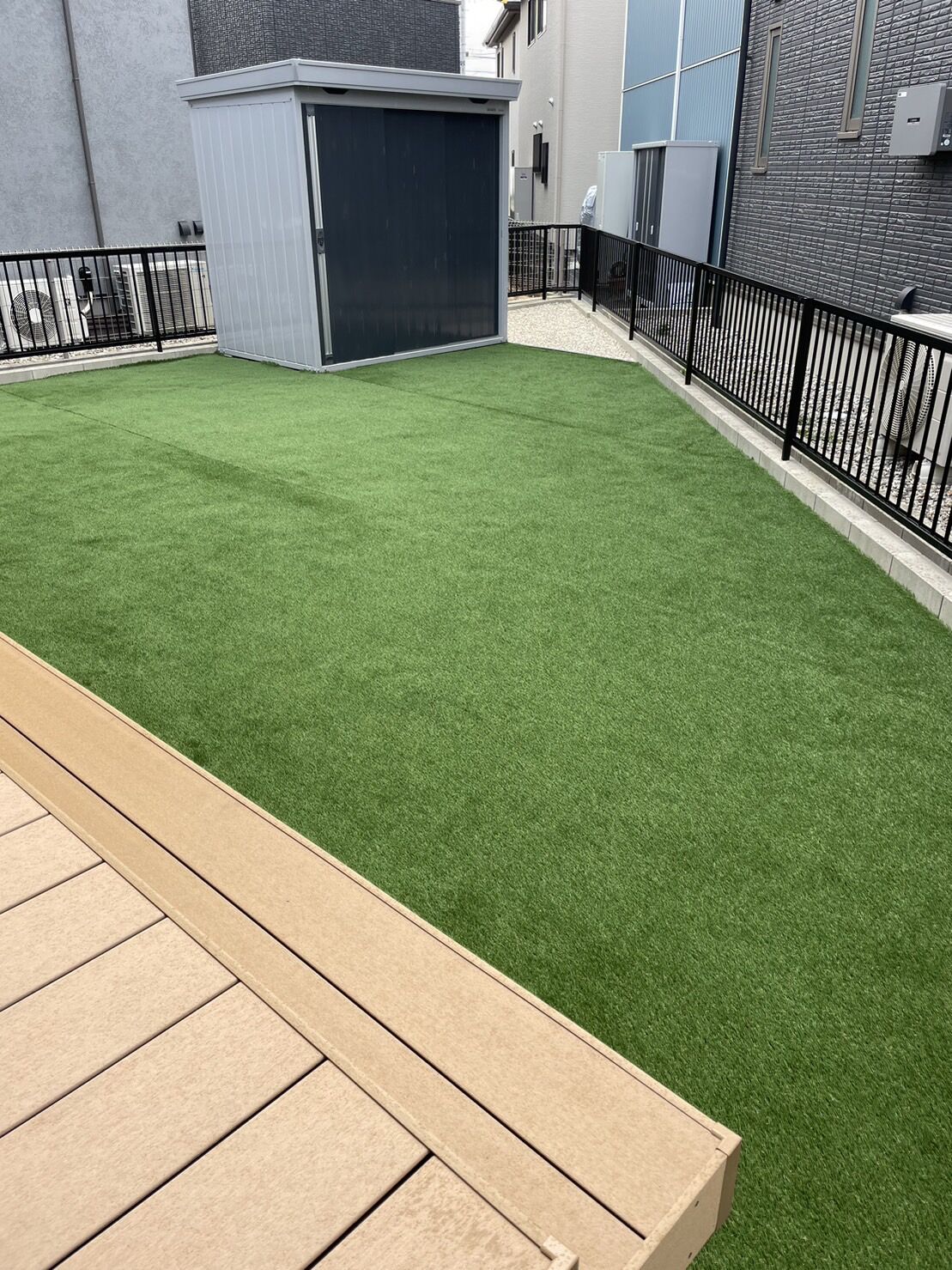尾張旭市U様邸　リンクストーン樹脂舗装工事＋モルタル階段新設