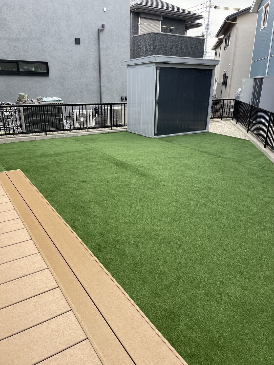 尾張旭市U様邸　リンクストーン樹脂舗装工事＋モルタル階段新設