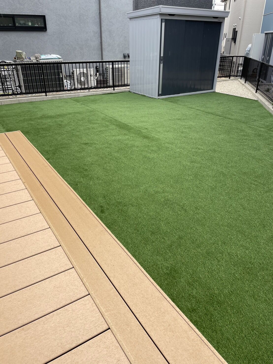 尾張旭市U様邸　リンクストーン樹脂舗装工事＋モルタル階段新設