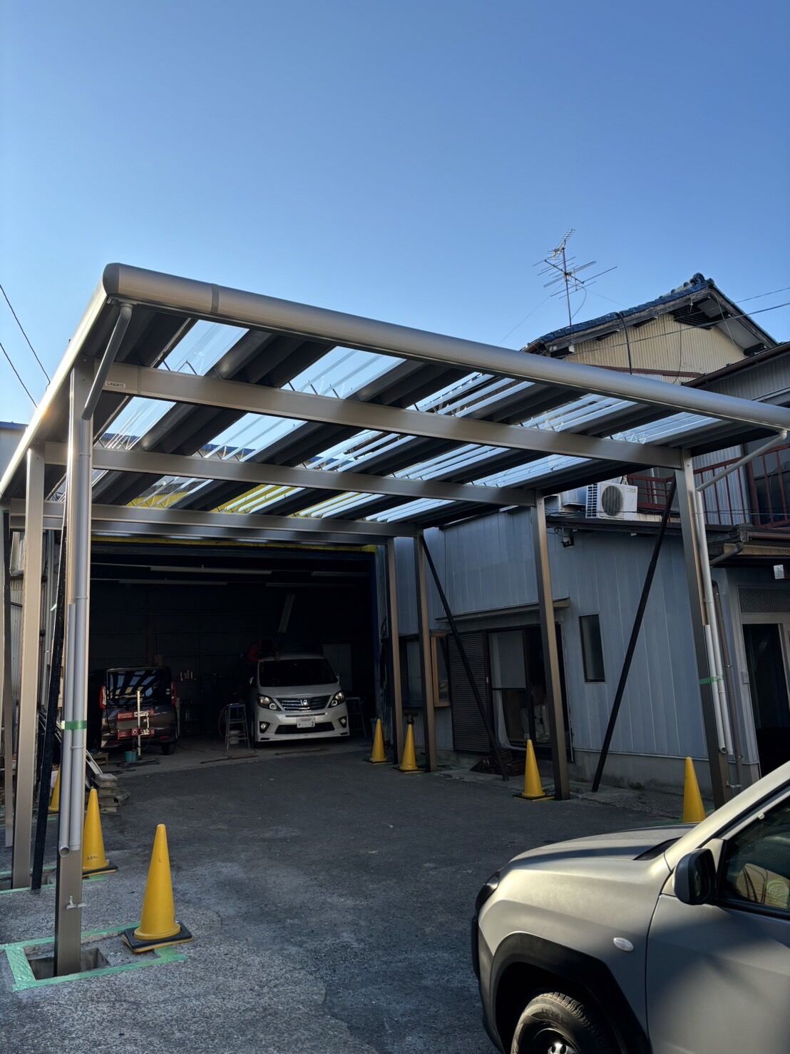 尾張旭市U様邸　リンクストーン樹脂舗装工事＋モルタル階段新設