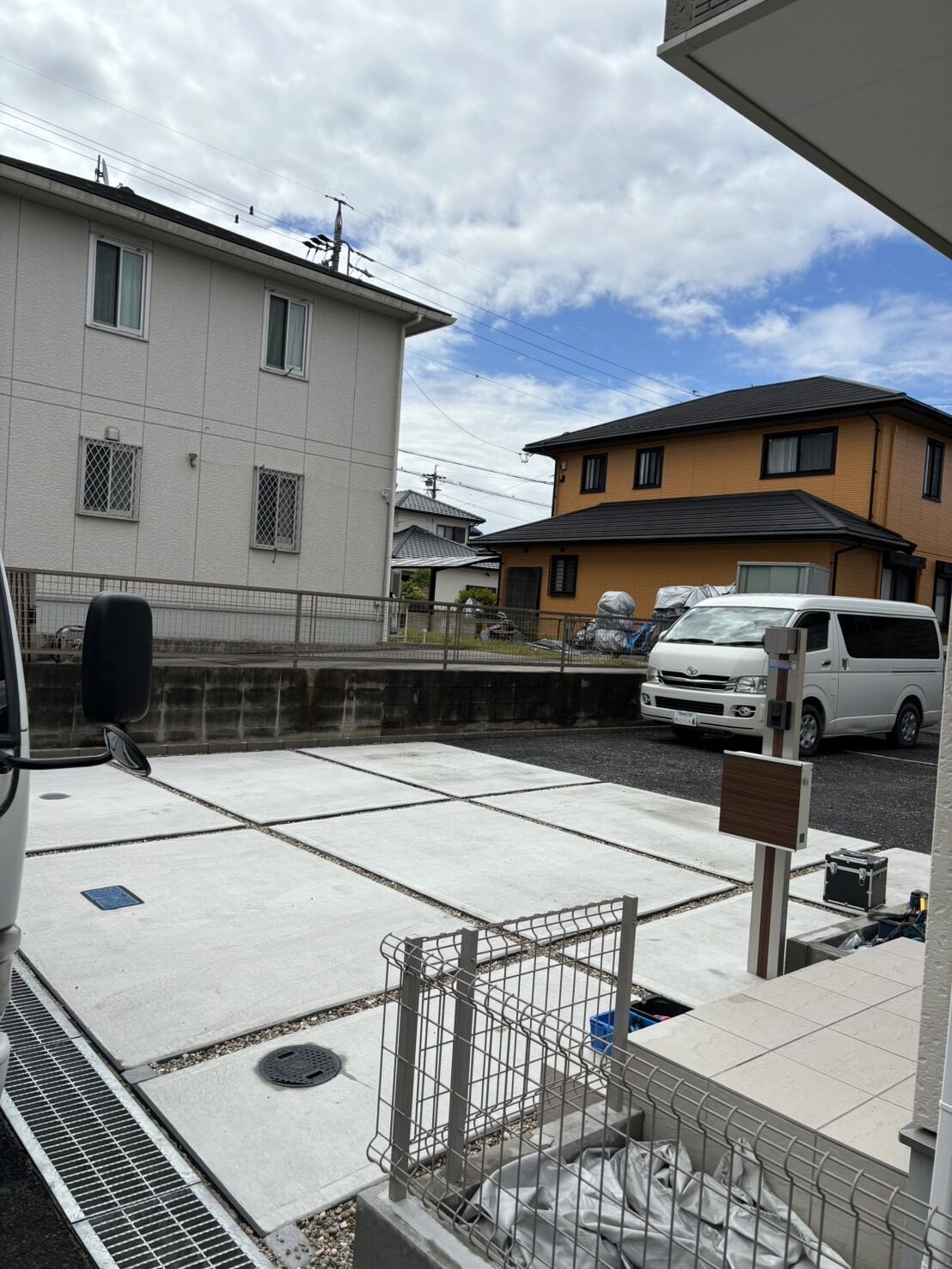 尾張旭市U様邸　リンクストーン樹脂舗装工事＋モルタル階段新設