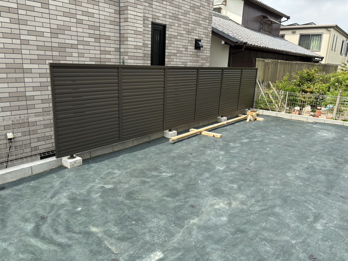 尾張旭市U様邸　リンクストーン樹脂舗装工事＋モルタル階段新設