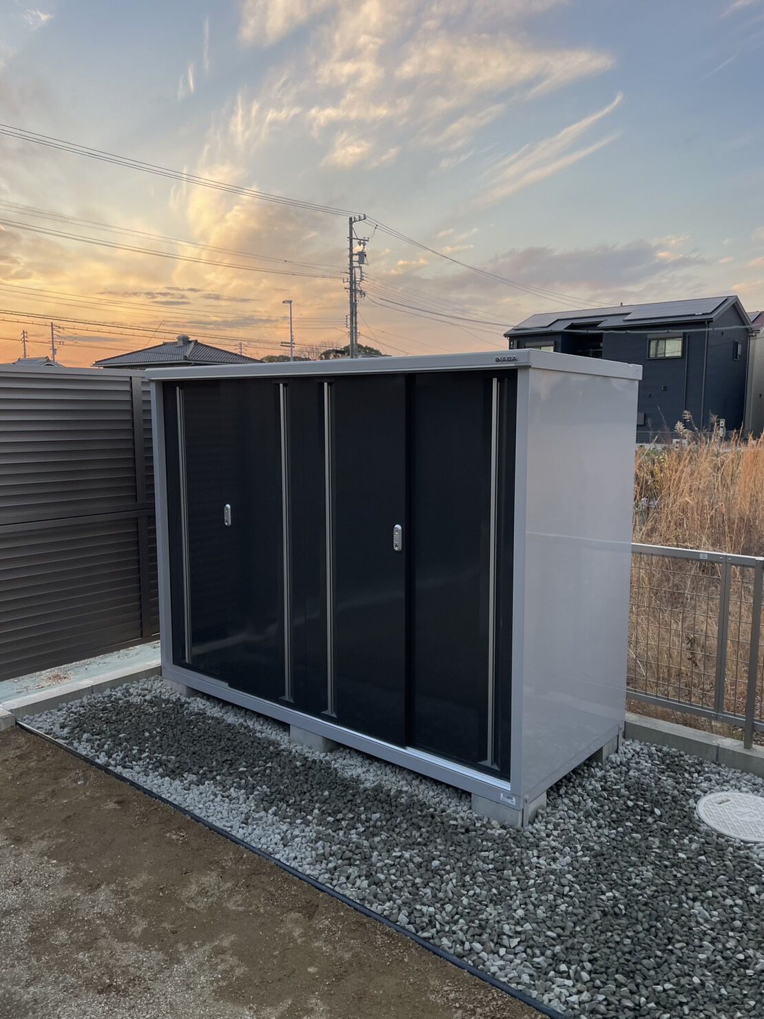 尾張旭市U様邸　リンクストーン樹脂舗装工事＋モルタル階段新設