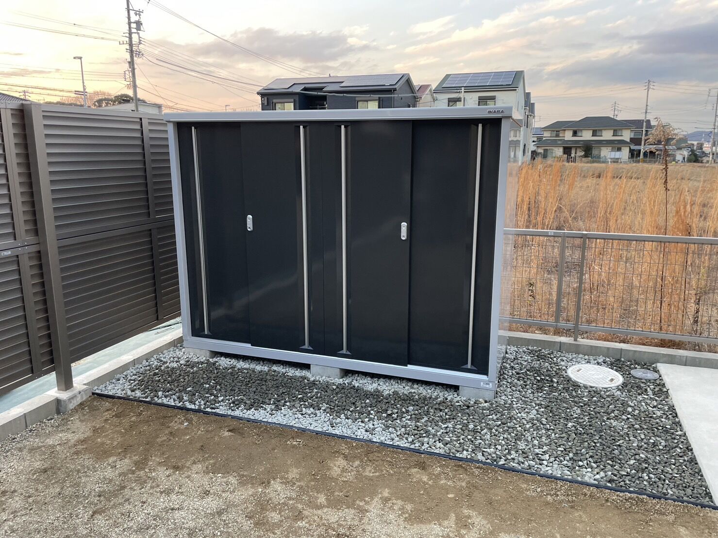 尾張旭市U様邸　リンクストーン樹脂舗装工事＋モルタル階段新設
