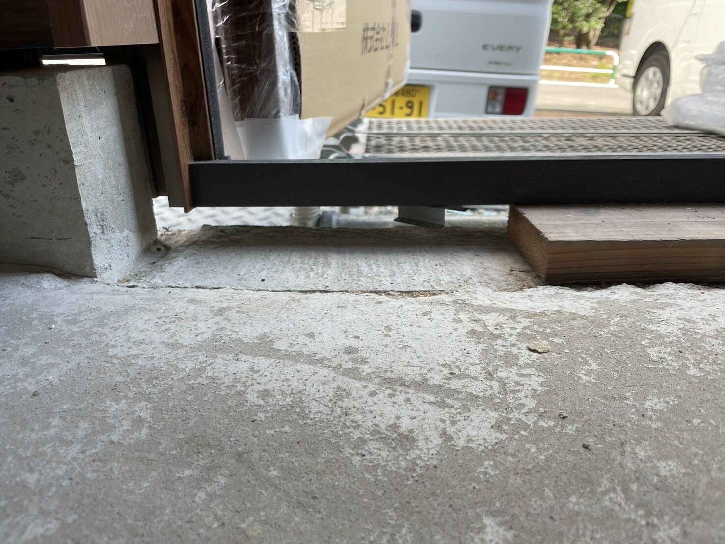 尾張旭市U様邸　リンクストーン樹脂舗装工事＋モルタル階段新設