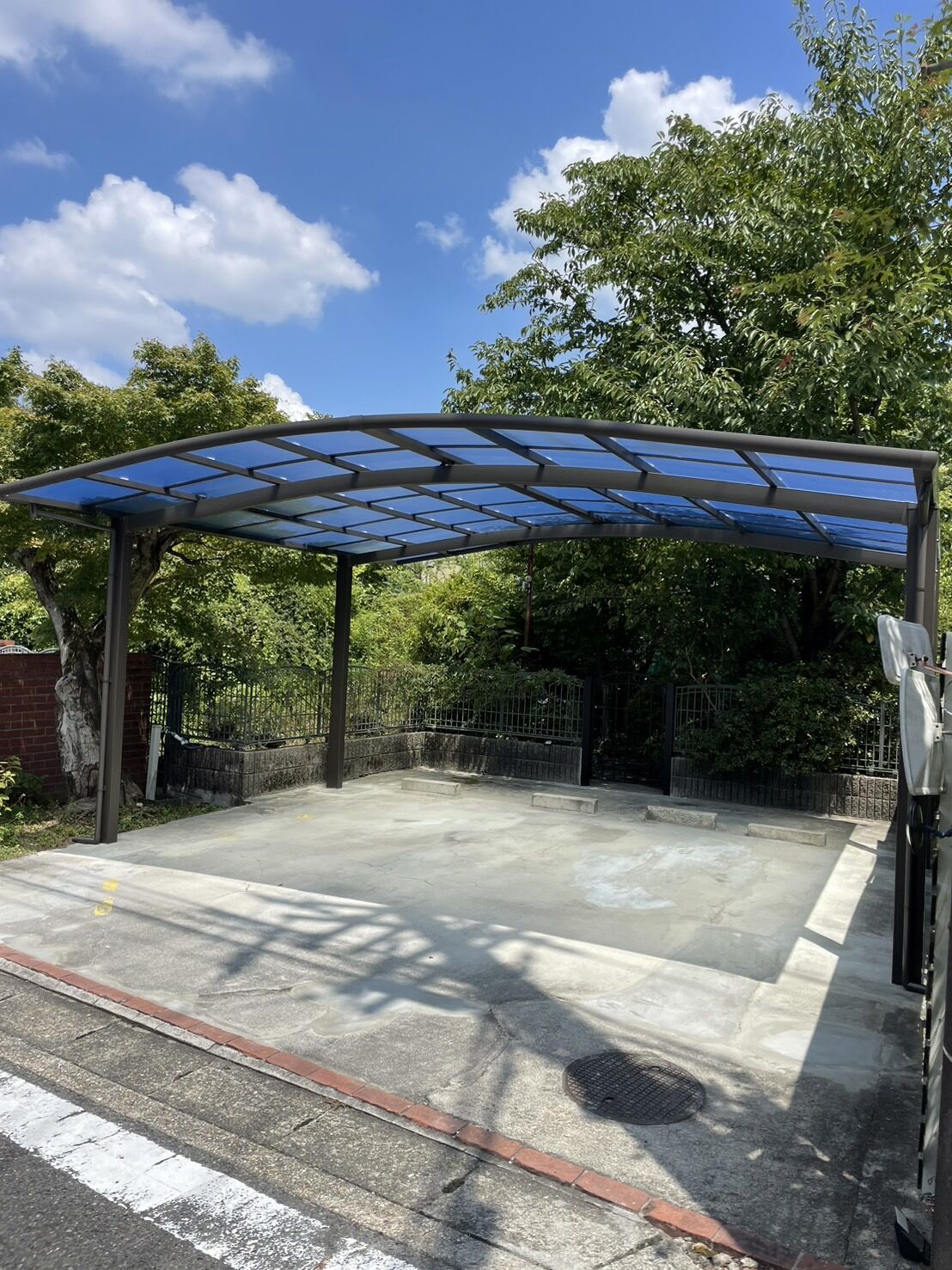尾張旭市U様邸　リンクストーン樹脂舗装工事＋モルタル階段新設