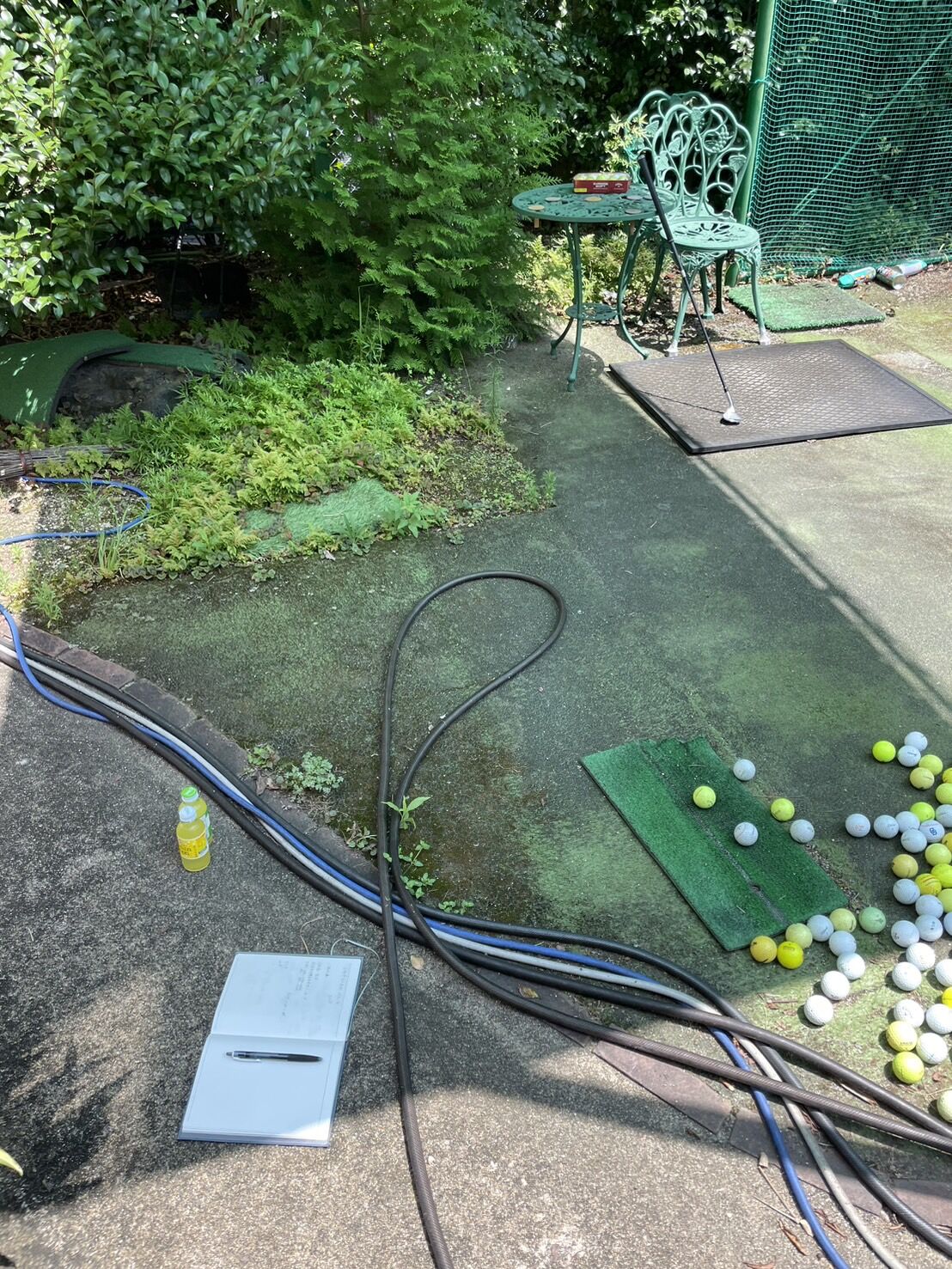 尾張旭市U様邸　リンクストーン樹脂舗装工事＋モルタル階段新設