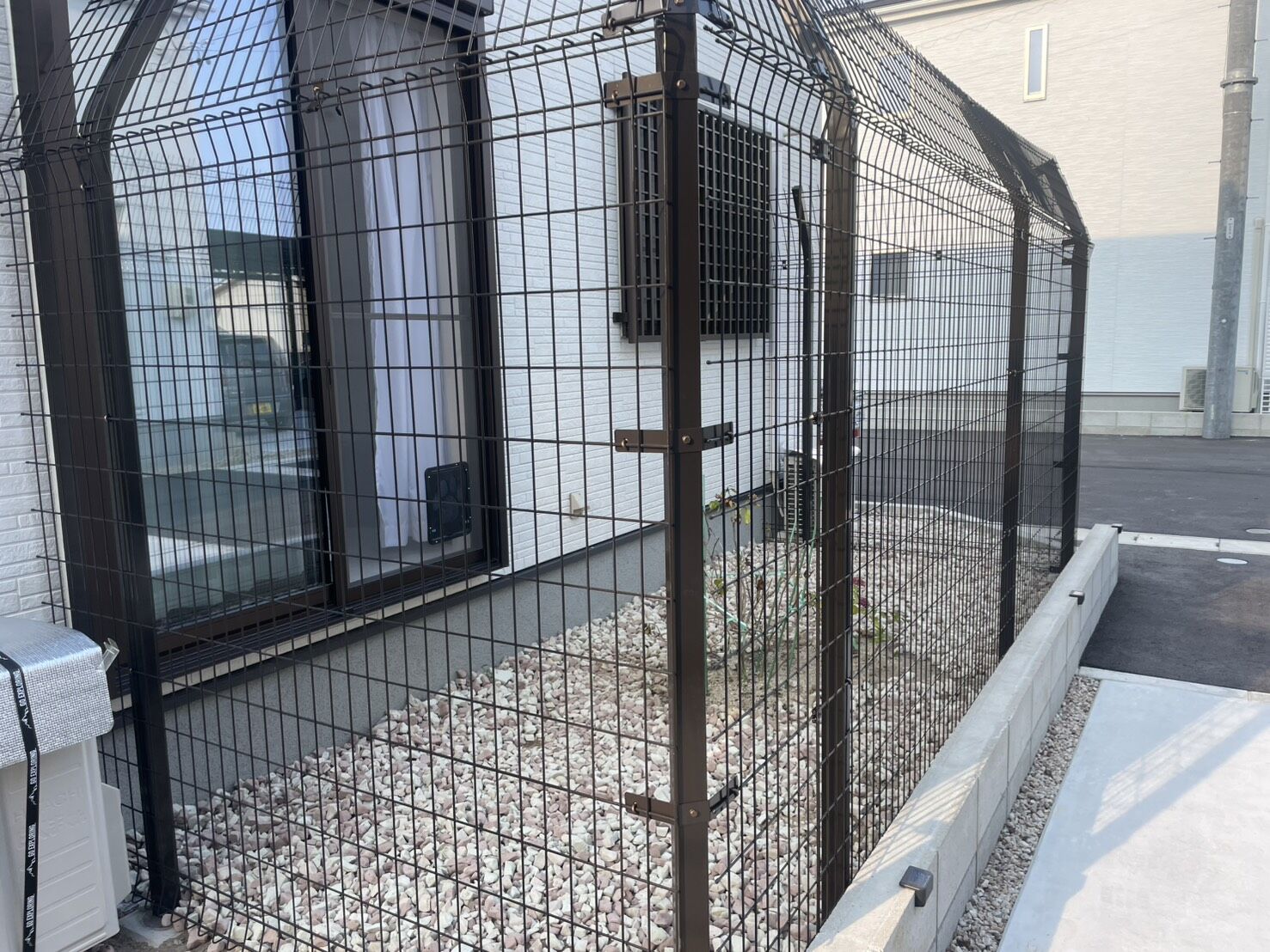 尾張旭市U様邸　リンクストーン樹脂舗装工事＋モルタル階段新設