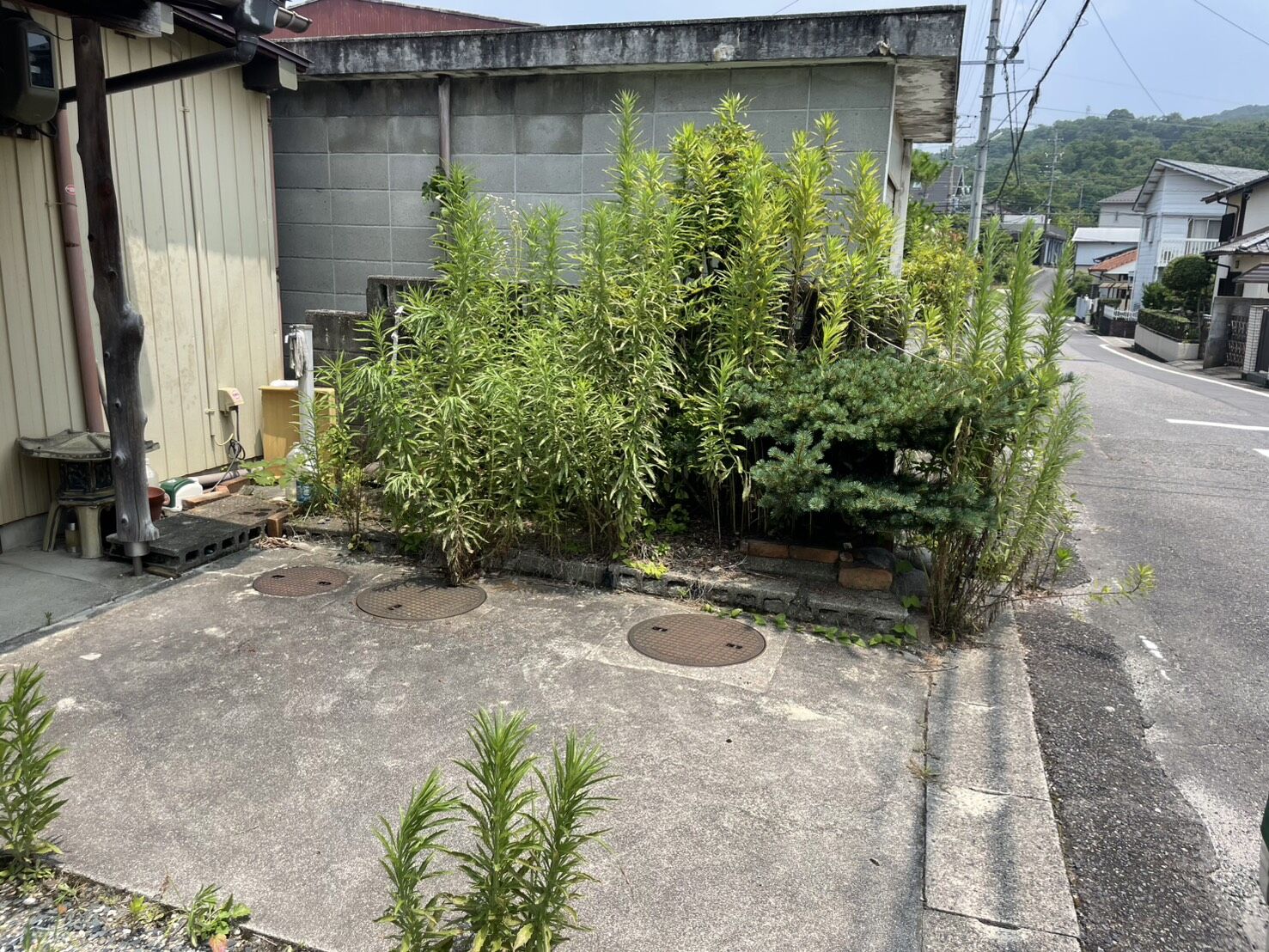 尾張旭市U様邸　リンクストーン樹脂舗装工事＋モルタル階段新設