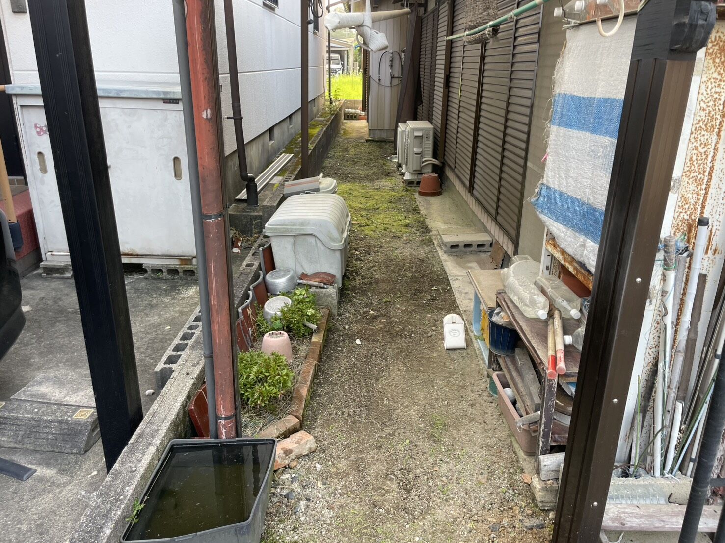 尾張旭市U様邸　リンクストーン樹脂舗装工事＋モルタル階段新設