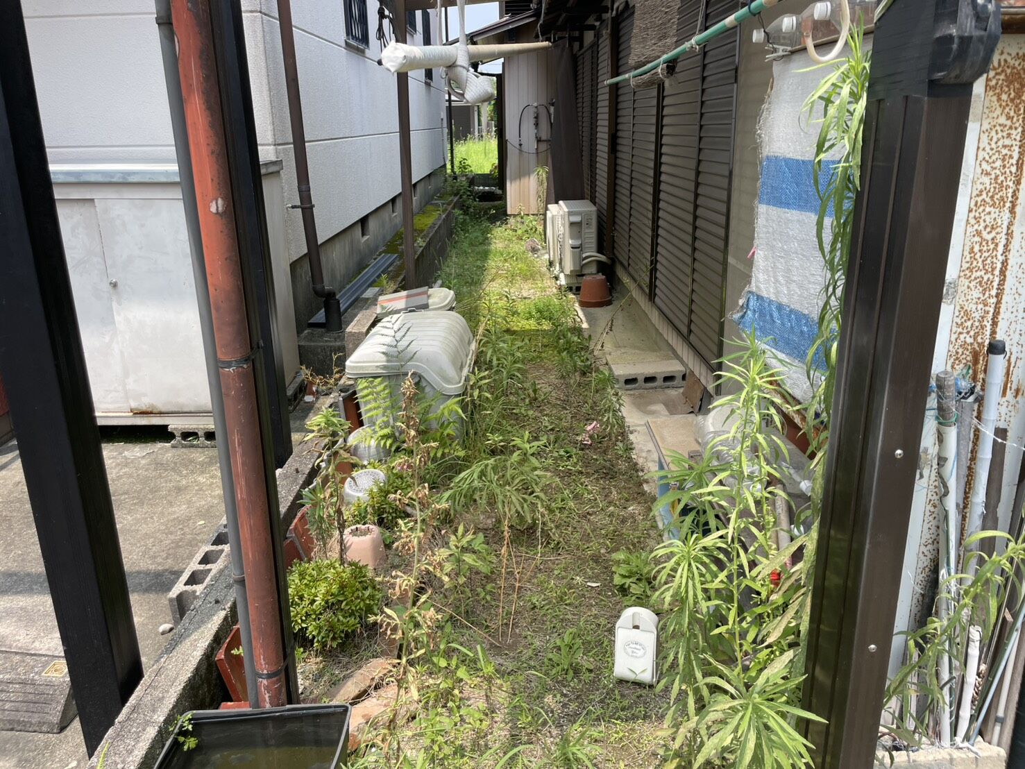 尾張旭市U様邸　リンクストーン樹脂舗装工事＋モルタル階段新設