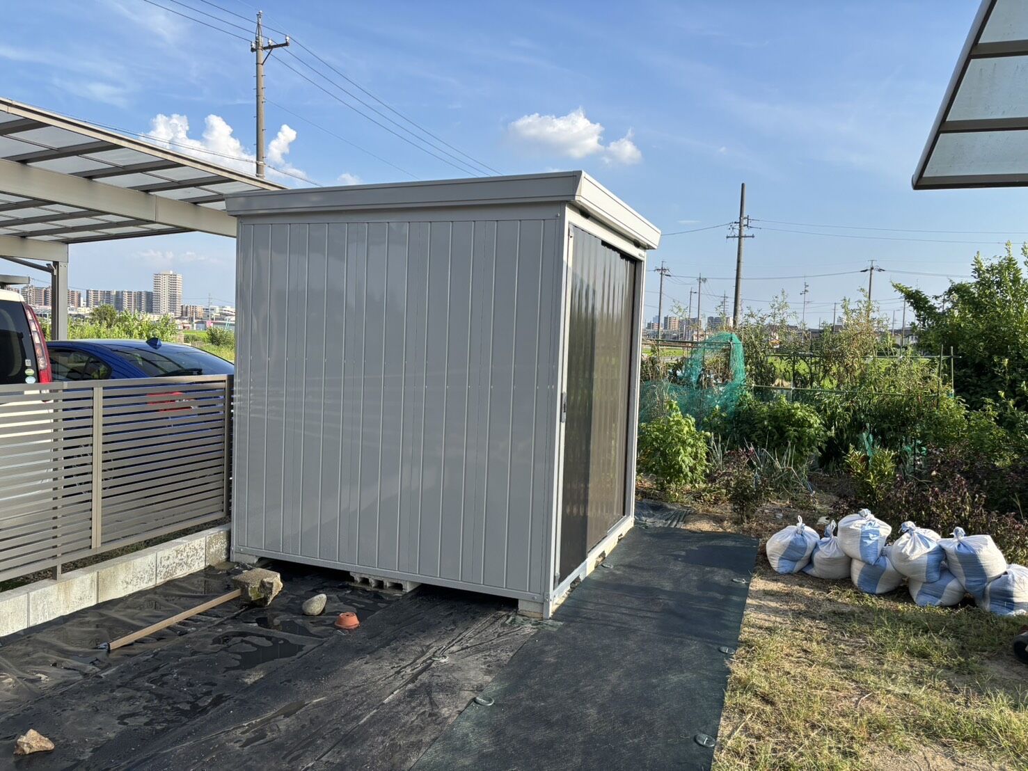 尾張旭市U様邸　リンクストーン樹脂舗装工事＋モルタル階段新設