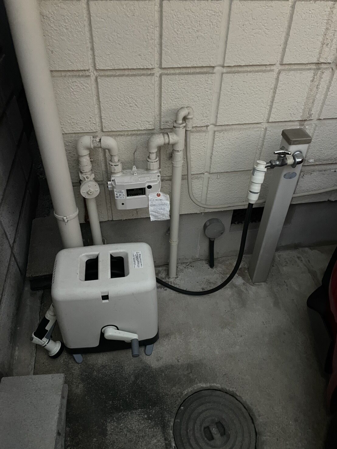 尾張旭市U様邸　リンクストーン樹脂舗装工事＋モルタル階段新設