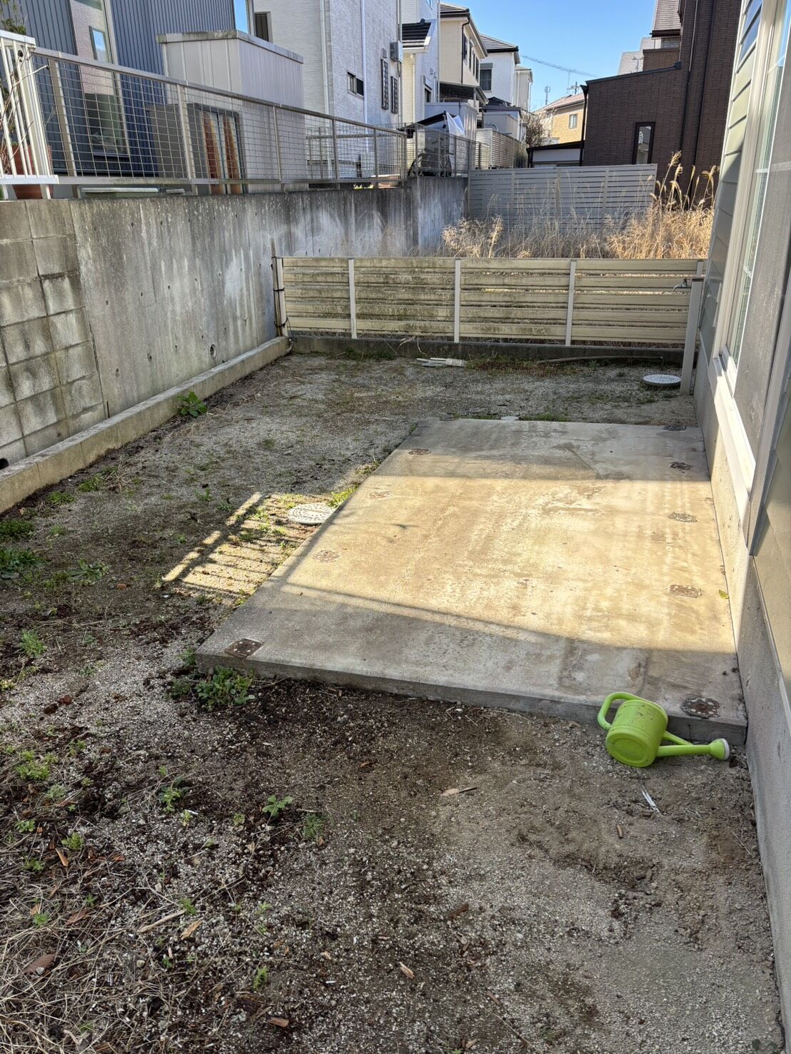 尾張旭市U様邸　リンクストーン樹脂舗装工事＋モルタル階段新設